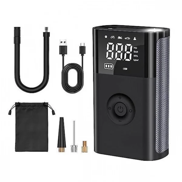 Επαναφορτιζόμενο Ηλεκτρικό Κομπρεσέρ Αέρα Carsun Τρόμπα Αυτοκινήτου 150PSI 60watt 7.4V T2191-2