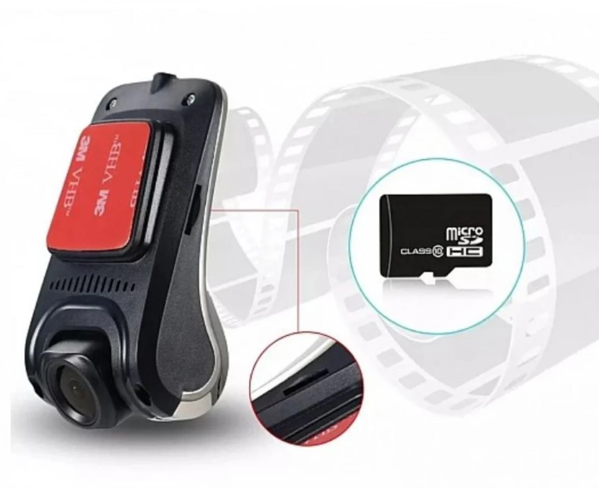 Κάμερα DVR Αυτοκινήτου για Παρμπρίζ με Αυτοκόλλητο