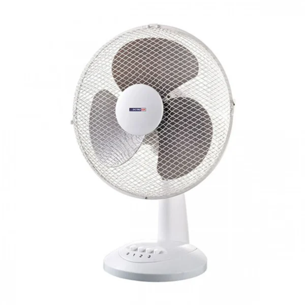 Περιστρεφόμενος Επιτραπέζιος Ανεμιστήρας σε Λευκό Χρώμα 40CM - 45W, Dictrolux