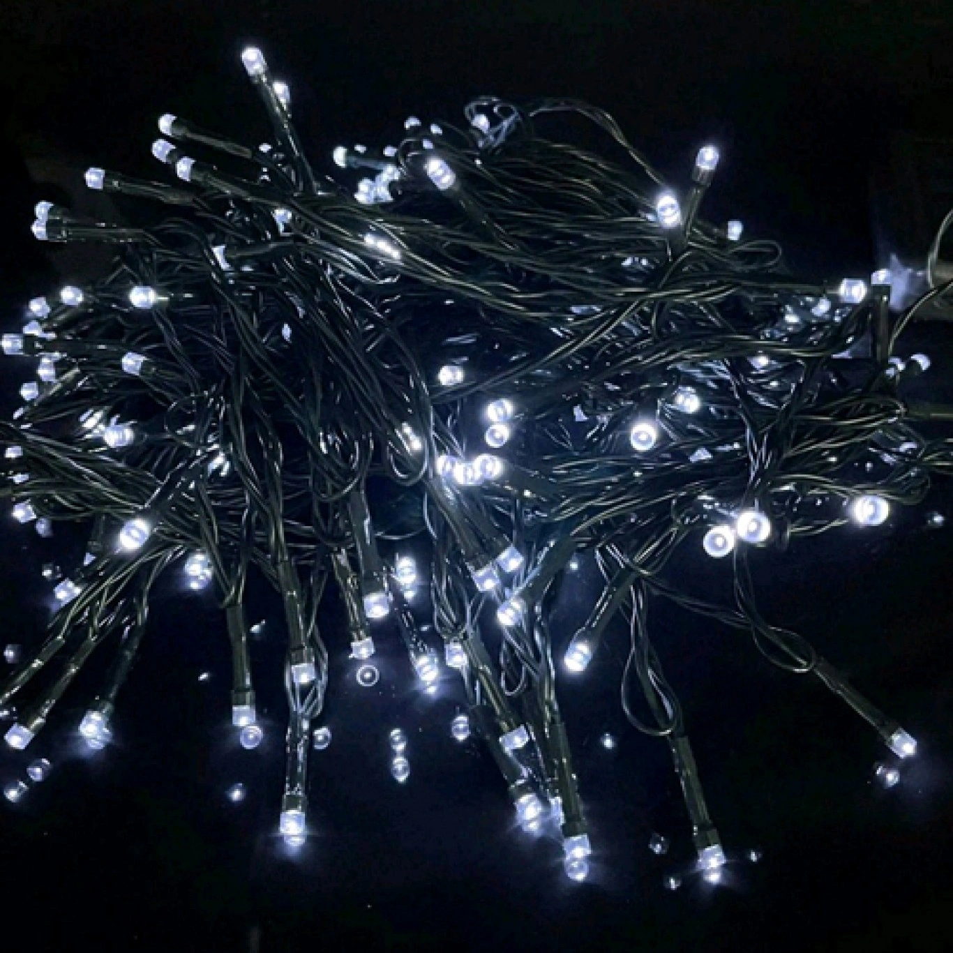 Ηλιακά Χριστουγεννιάτικα Λαμπάκια LED Εξωτερικού Χώρου (100 Λαμπάκια) με Φωτοβολταϊκό Πάνελ - 10m Ψυχρού Φωτισμού Ηλιακά Χριστουγεννιάτικα Λαμπάκια LED Εξωτερικού Χώρου (100 Λαμπάκια) με Φωτοβολταϊκό Πάνελ - 10m Ψυχρού Φωτισμού