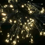 Χριστουγεννιάτικα Λαμπάκια Μπαταρίας 30m με 300 Microled, Αδιάβροχα IP44, Λευκού Ψυχρού Φωτισμού και 8 Προγράμματα