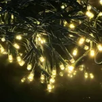Χριστουγεννιάτικα Λαμπάκια Μπαταρίας 20m με 200 Microled, Αδιάβροχα IP44, Θερμός Φωτισμός και 8 Προγράμματα