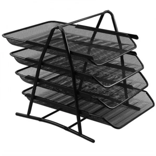 Μεταλλικος Δίσκος - Συρταριέρα Αχειοθέτησης Εγγράφων 4 Θέσεων 32.5x35x29.5cm