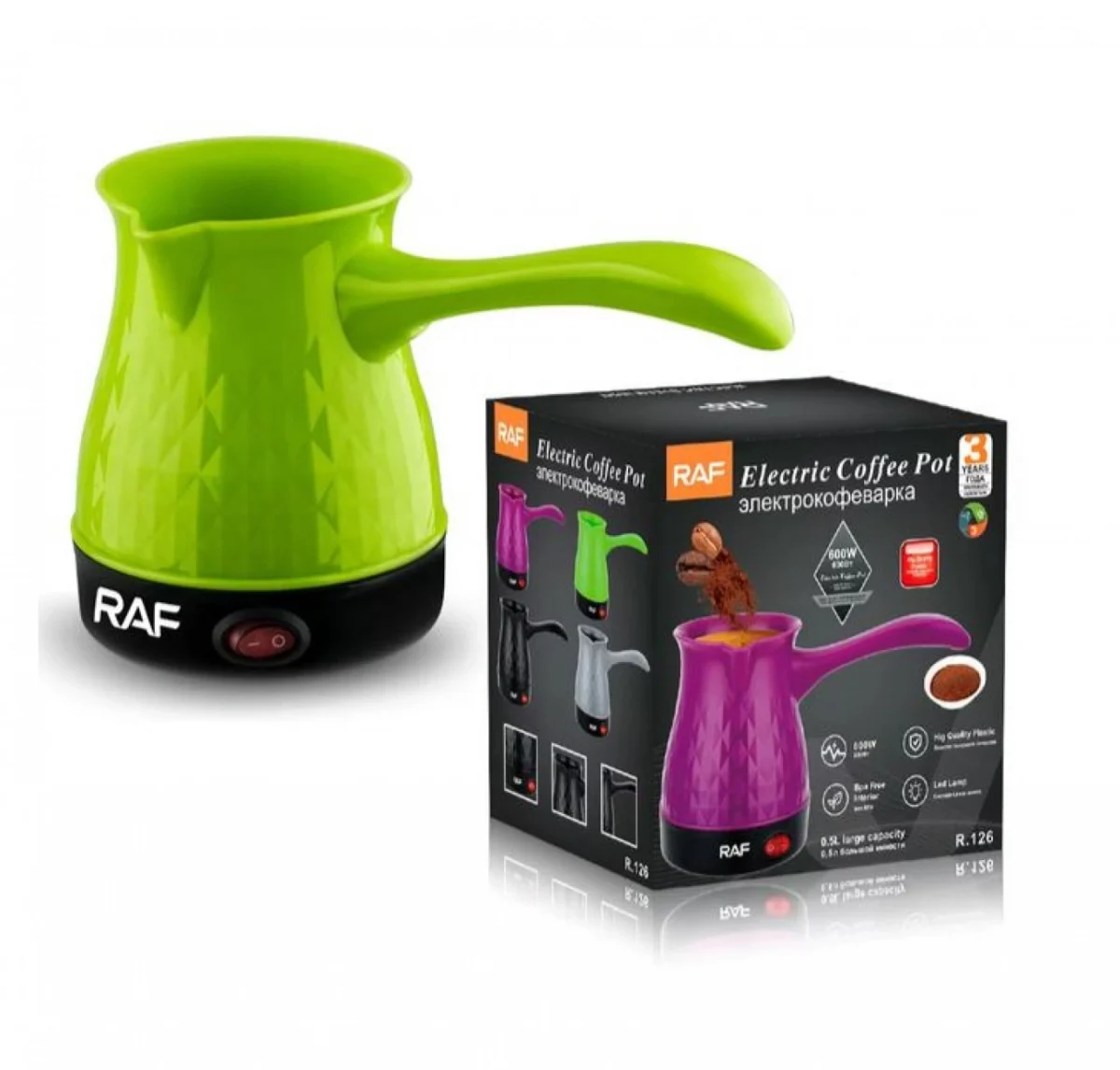 Ηλεκτρικό Μπρίκι-Βραστήρας 600W RAF R.126