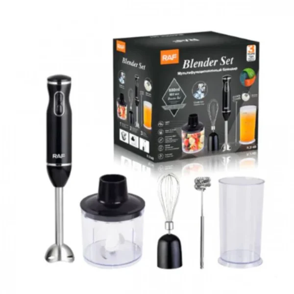 Ραβδομπλέντερ με Ανοξείδωτη Ράβδο 300W - RAF R.309B Μαύρο