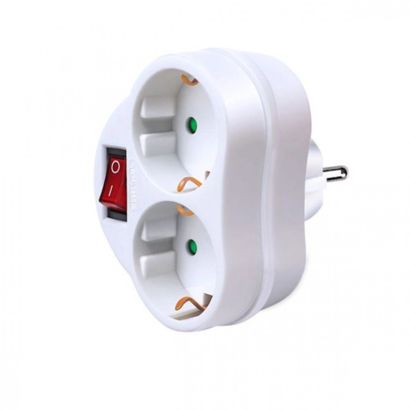 Πολύπριζο Λευκό με 2 Σούκο με Διακόπτη On/Off 250V/3680W με Παιδική Προστασία Πολύπριζο Λευκό με 2 Σούκο με Διακόπτη On/Off 250V/3680W με Παιδική Προστασία