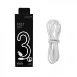 Καλώδιο Γρήγορης Φόρτισης και Μεταφοράς Δεδομένων 3m USB 3.0 σε Lightning Treqa CA-8082 Λευκό