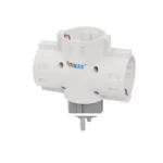 Πολύπριζο Τάφ Λευκό με 3 Σούκο On/Off 250V/3680W με Παιδική Προστασία