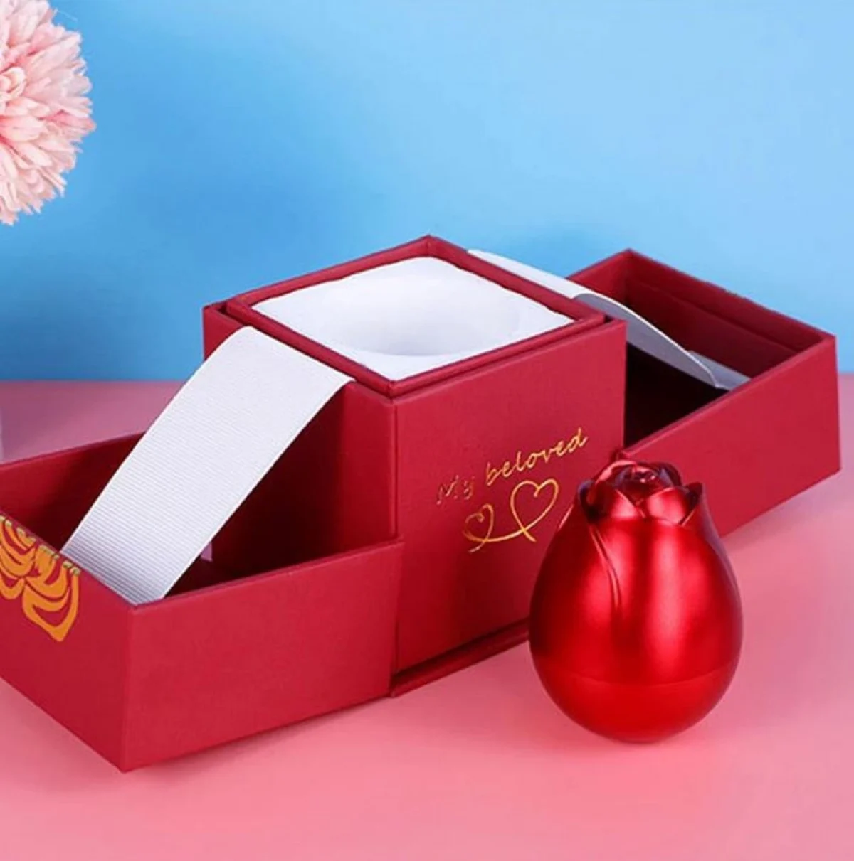 Κουτί Εκπληξη με Τριαντάφυλλο