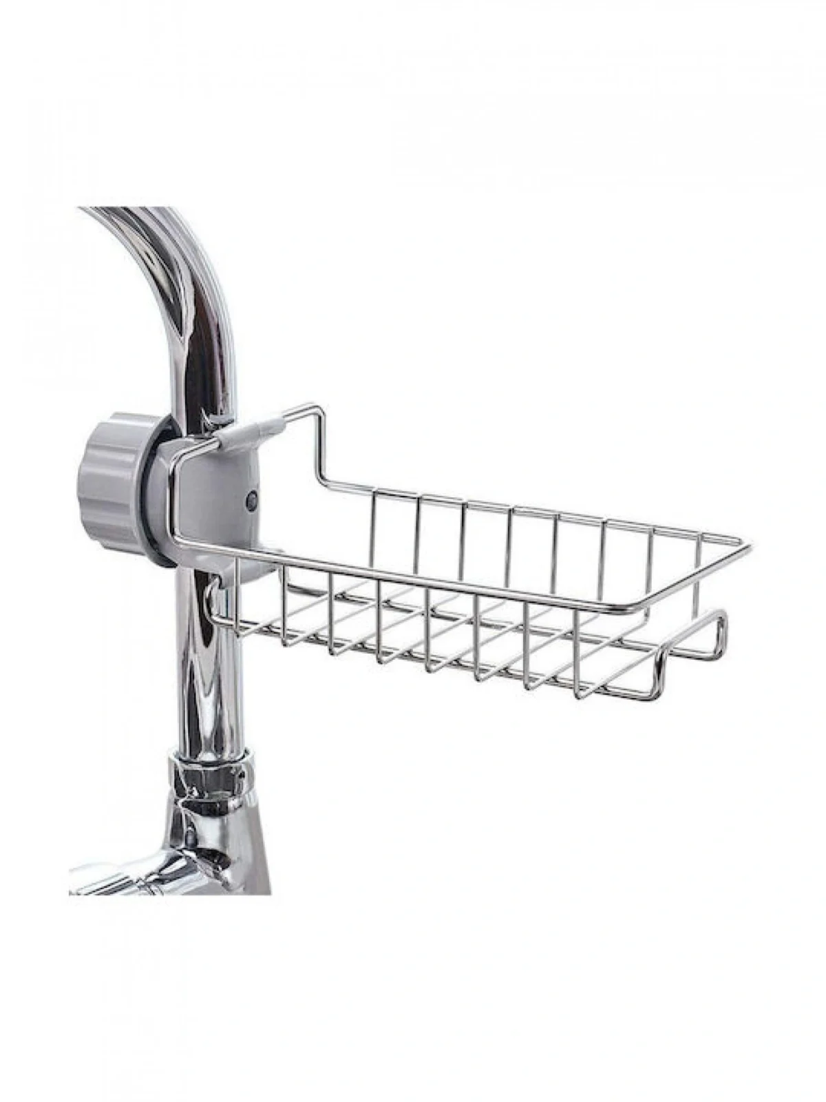 Σπογγοθήκη Επιτοίχια Inox Ασημί