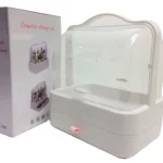 Πολυλειτουργική Περιστρεφόμενη Κοσμηματοθήκη - Μπιζουτιέρα - Κουτί Αποθήκευσης 4 Επιπέδων Διάφανη 16x11.5cm