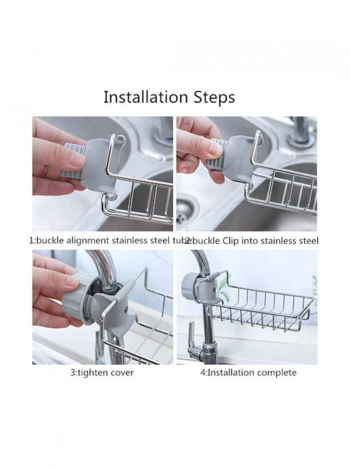 Σπογγοθήκη Επιτοίχια Inox Ασημί