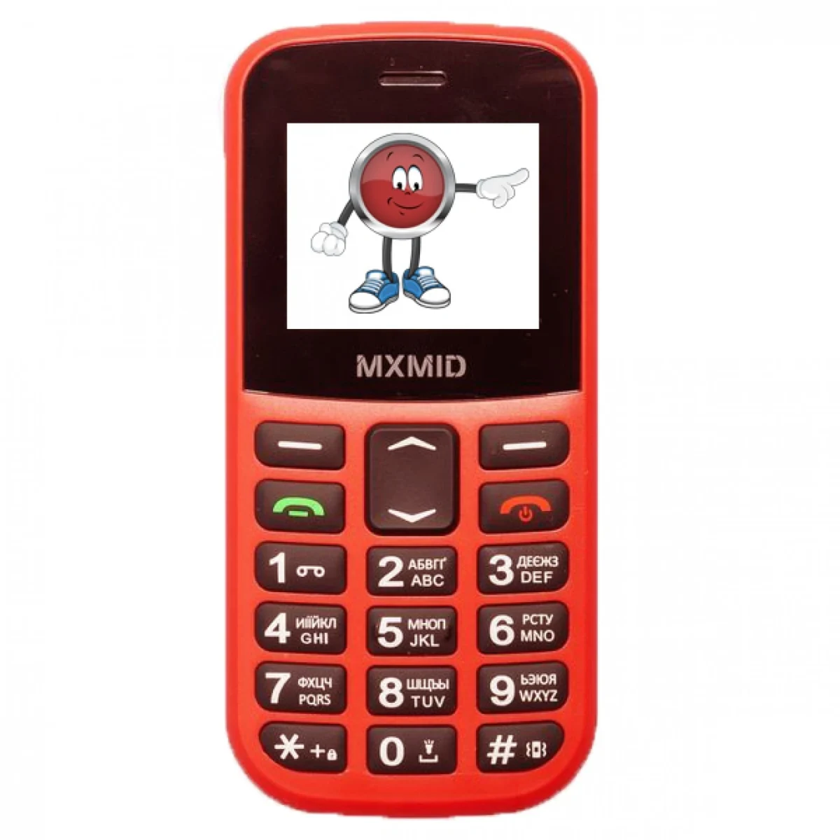 Κινητό Τηλέφωνο MXMID B210 Σχεδιασμένο για Ηλικιωμένους με Πλήκτρο SOS