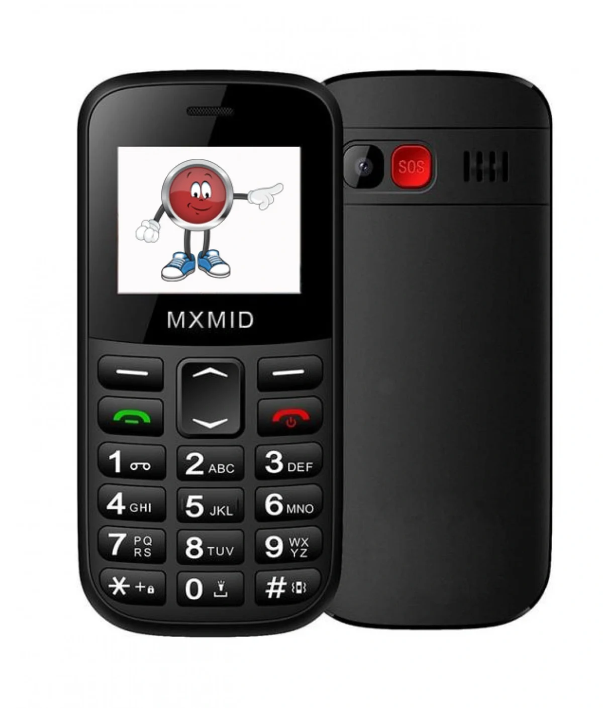Κινητό Τηλέφωνο MXMID B210 Σχεδιασμένο για Ηλικιωμένους με Πλήκτρο SOS
