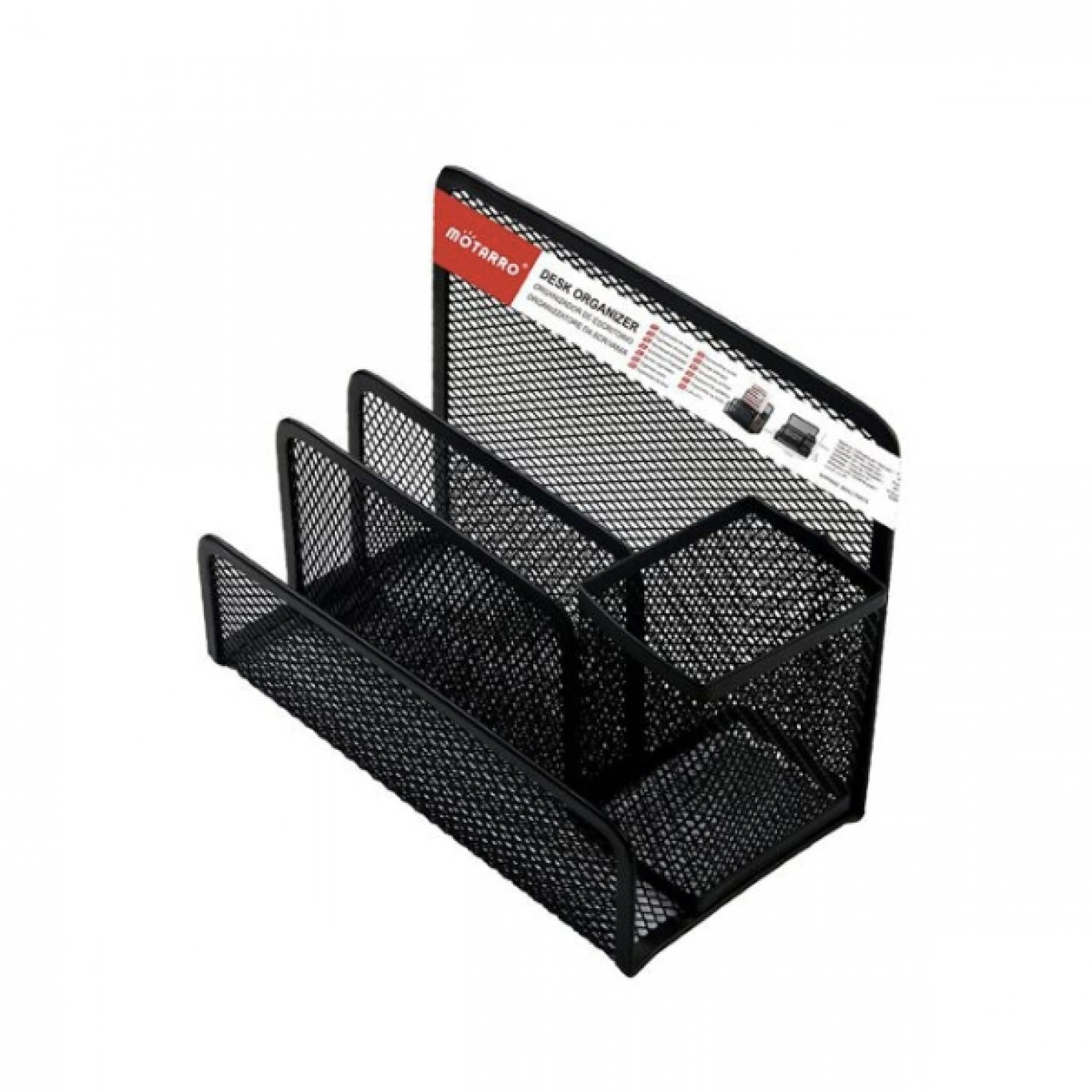 Οργανωτής Γραφείου απο Μαύρο Μεταλλικό Πλέγμα Οργανωτής Γραφείου απο Μαύρο Μεταλλικό Πλέγμα
