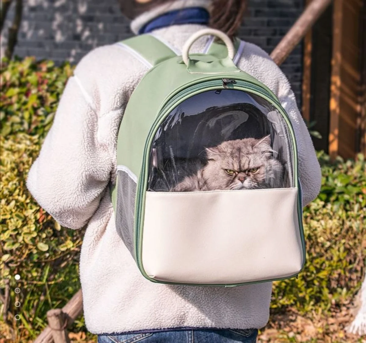 Τσάντα Μεταφοράς Κατοικιδίων Σκύλου - Γάτας έως 8kg 35x31x20cm