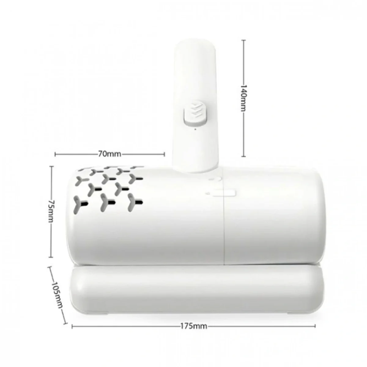 XM528 Επαναφορτιζόμενο Σκουπάκι Χειρός για Ακάρεα & Σκόνη - Απολύμανση Χώρου με UV