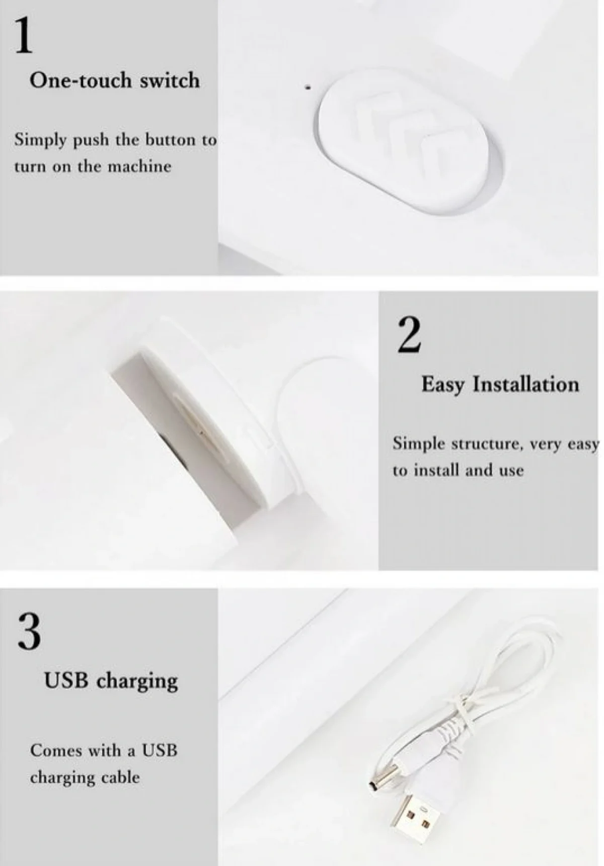 XM528 Επαναφορτιζόμενο Σκουπάκι Χειρός για Ακάρεα & Σκόνη - Απολύμανση Χώρου με UV