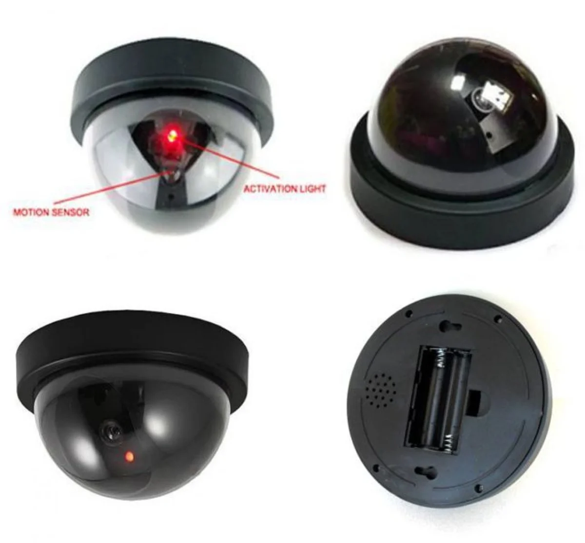 Ομοίωμα Κάμερας Ασφαλείας DOME με LED