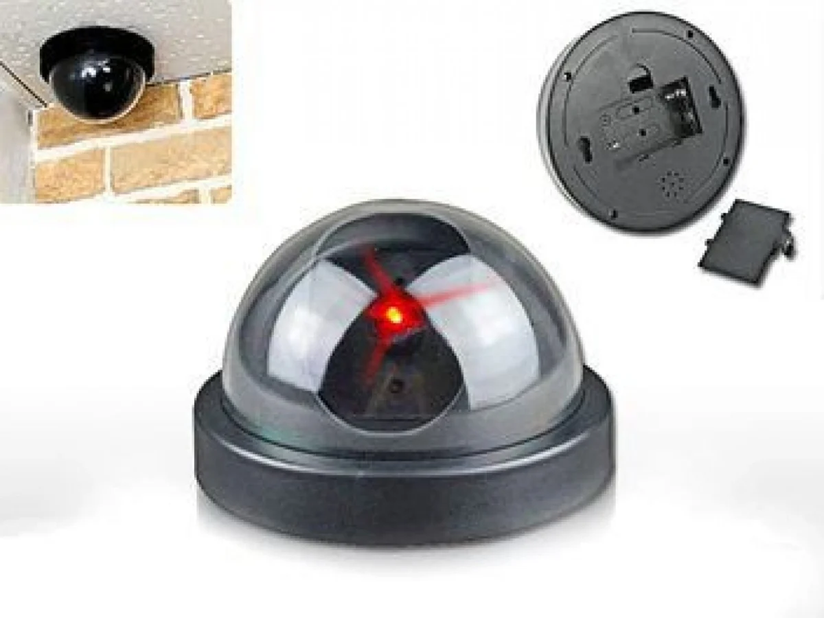 Ομοίωμα Κάμερας Ασφαλείας DOME με LED