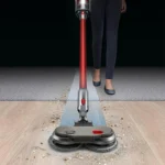 Εξάρτημα Σφουγγαρίστρας για Ηλεκτρική Σκούπα Dyson V7 V8 V10 V11 με 2 Περιστρεφόμενες Κεφαλές και 4 Πανάκια