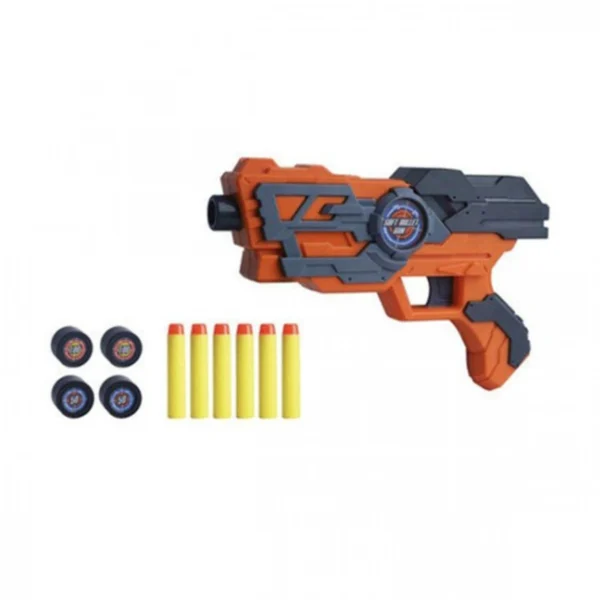 Παιδικό Παιχνίδι Πιστόλι - Εκτοξευτής με 6 Βέλη