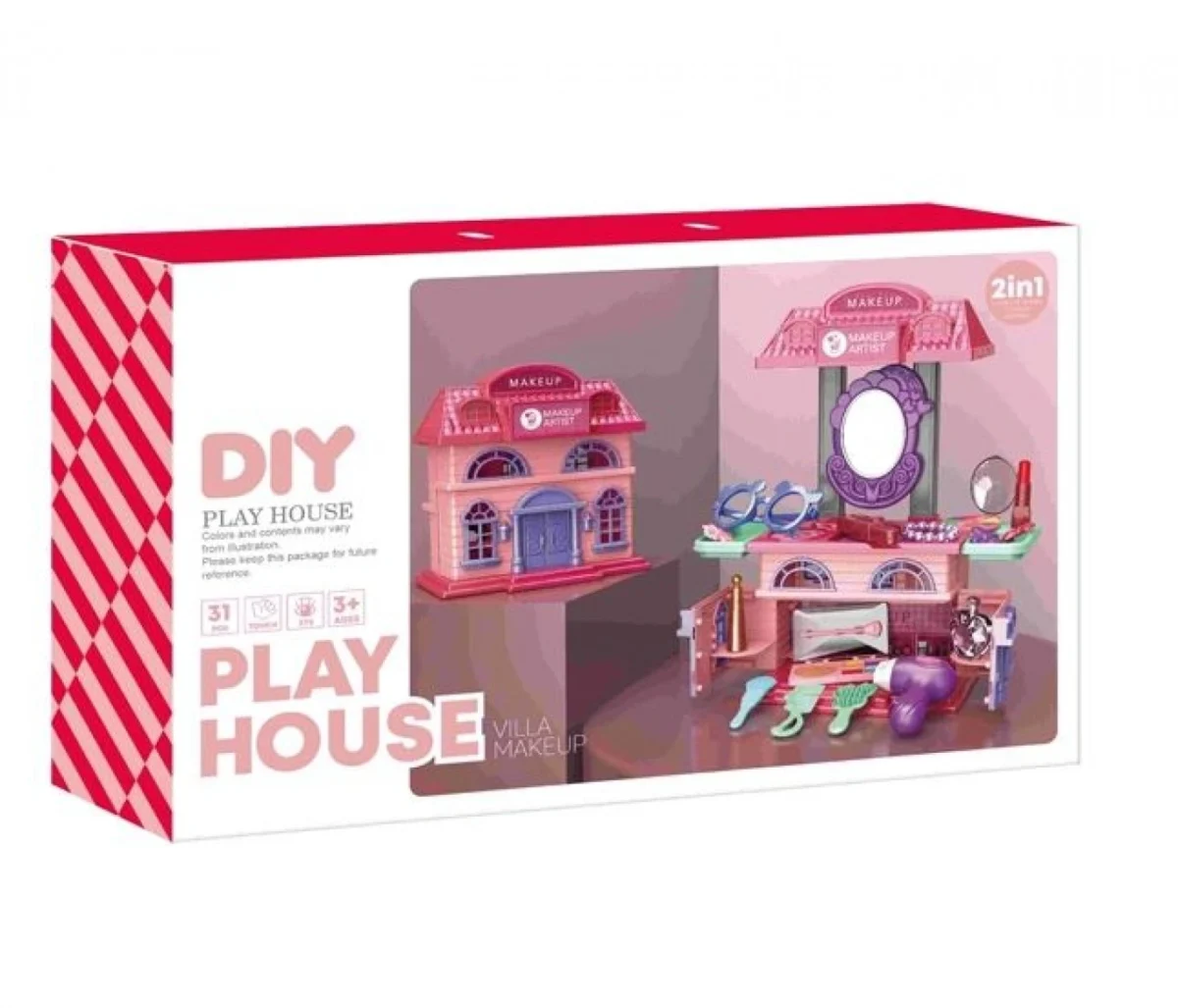 Παιχνίδι Μίμησης Σετ Σπίτι - Δωμάτιο Μακιγιάζ