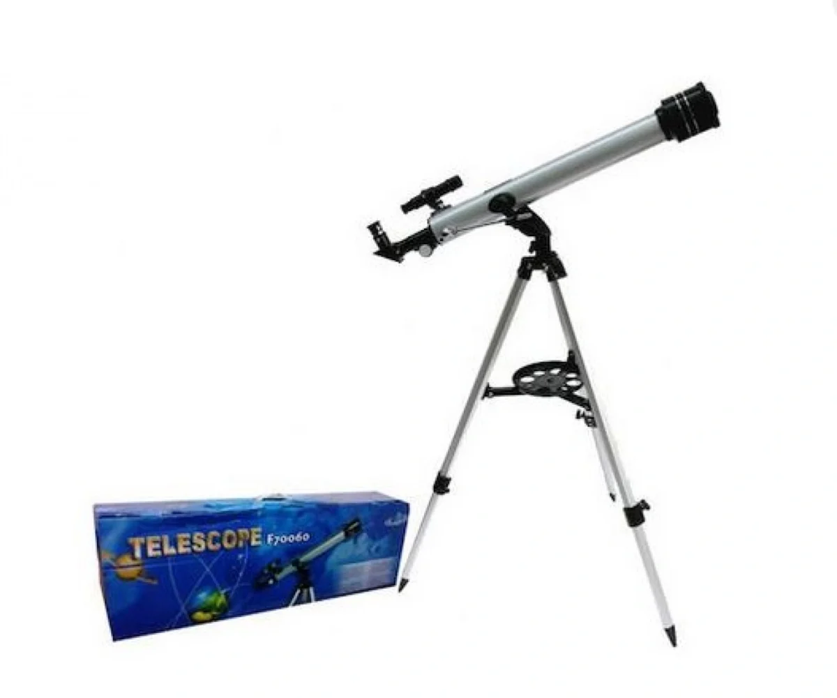 Ερασιτεχνικό Αστρονομικό Τηλεσκόπιο με Zoom 60x, Τρίποδο & Διόπτρα για Παιδιά και Αρχάριους C2158