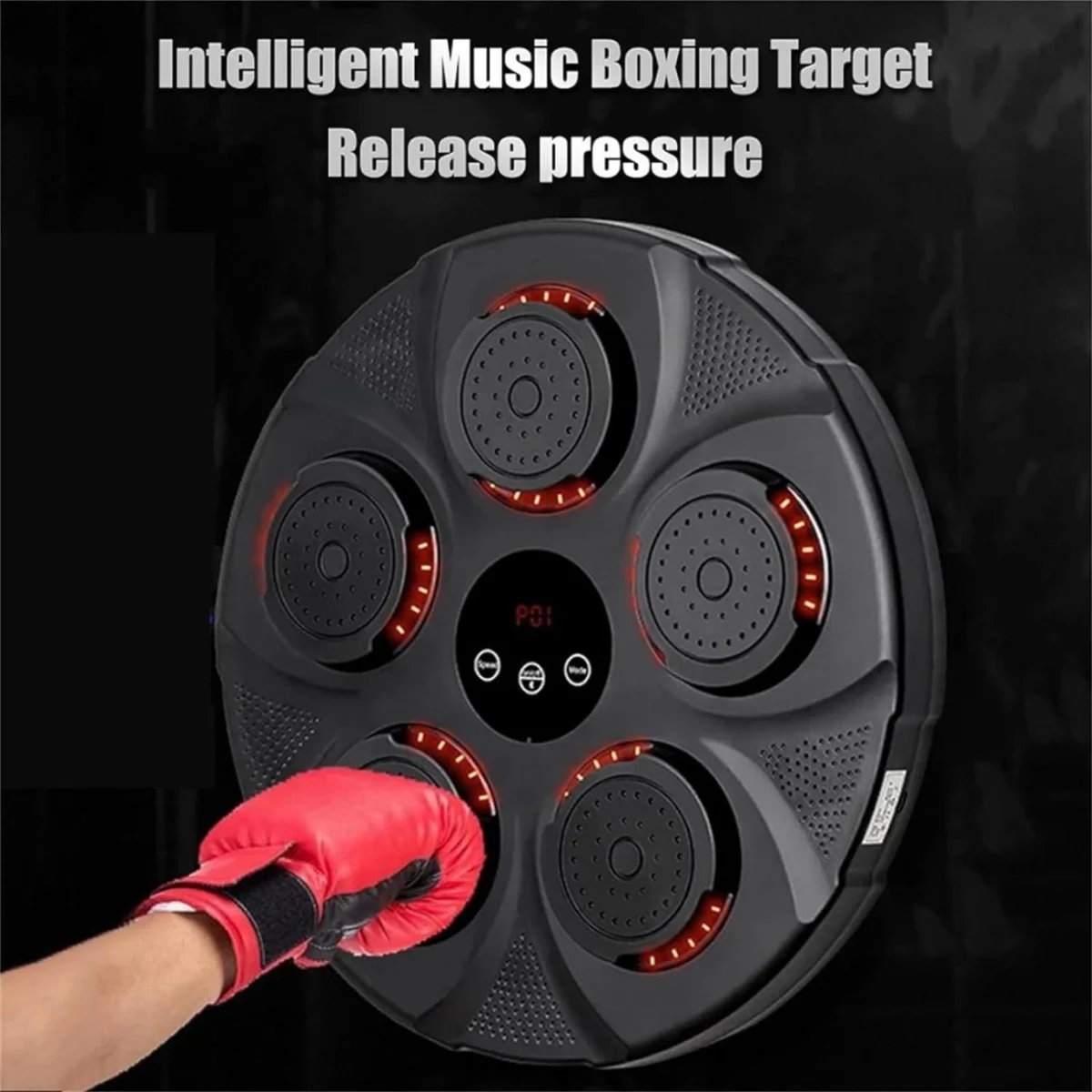 Επιτοίχια Συσκευή Προπόνησης Πυγμαχίας με Bluetooth, Smart Music Boxing Machine