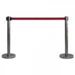 Διαχωριστικά Κολονάκια Καταστημάτων με Κόκκινο Ιμάντα