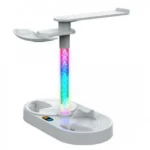 Διπλή Βάση Φόρτισης PS VR2 iPega με LEd Φωτισμό - Λευκό