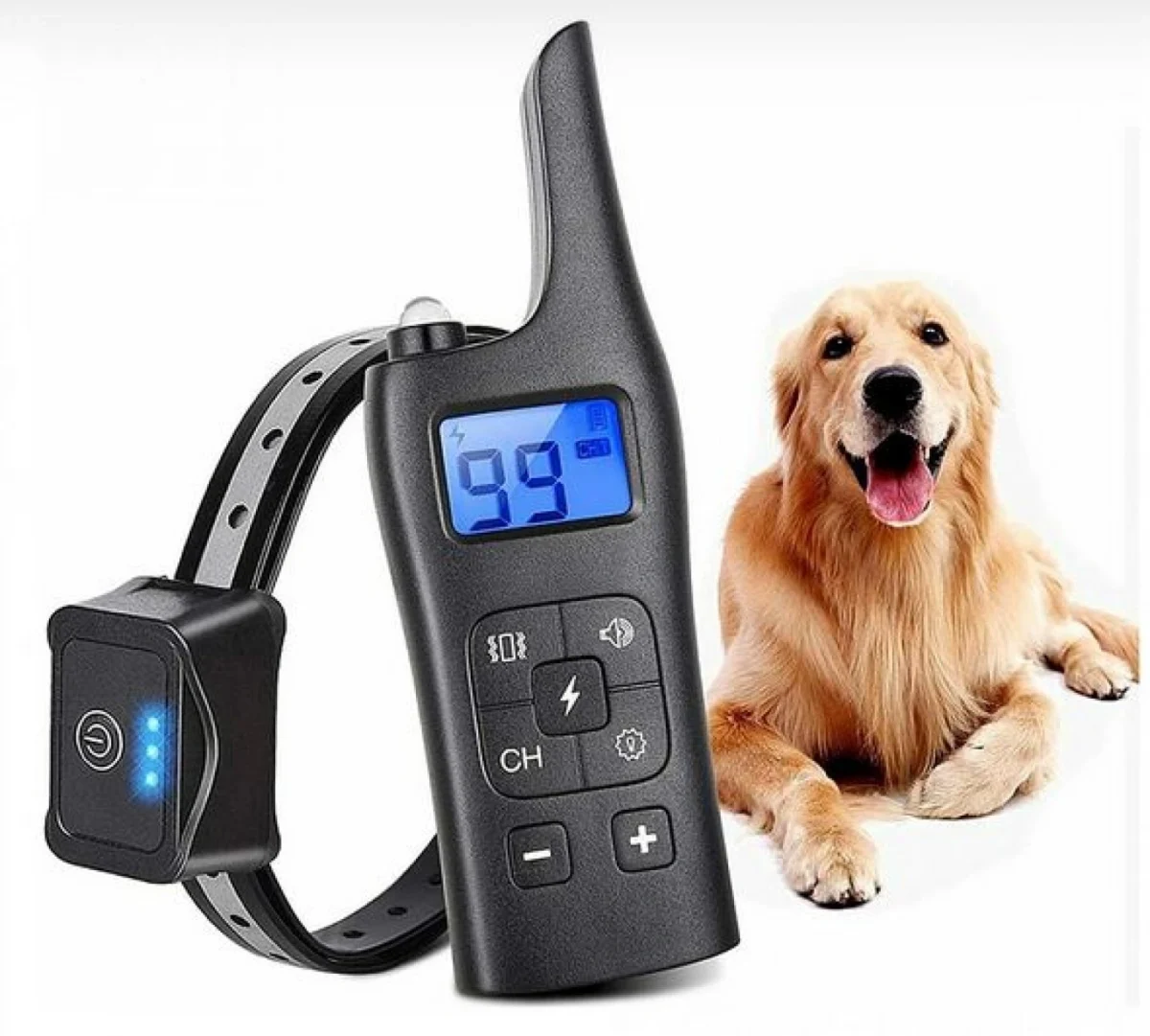 Ηλεκτρονικό Κολάρο Σκύλου με Αδιάβροχο & Επαναφορτιζομενο Δέκτη VB7000