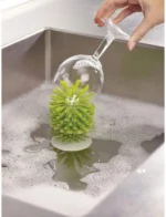 Βούρτσα Καθαρισμού Ποτηριών με Βεντούζα για τον Νεροχύτη