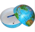 Υδρόγειος Σφαίρα Περιστρεφόμενη με Εναλλασσόμενο LED Φωτισμό 14cm.