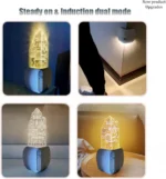 Επαναφορτιζόμενο Φωτιστικό Νυκτός με Ανιχνευτή Κίνησης για Εξωτερική Γωνία Τοίχου Wall Corner Cover