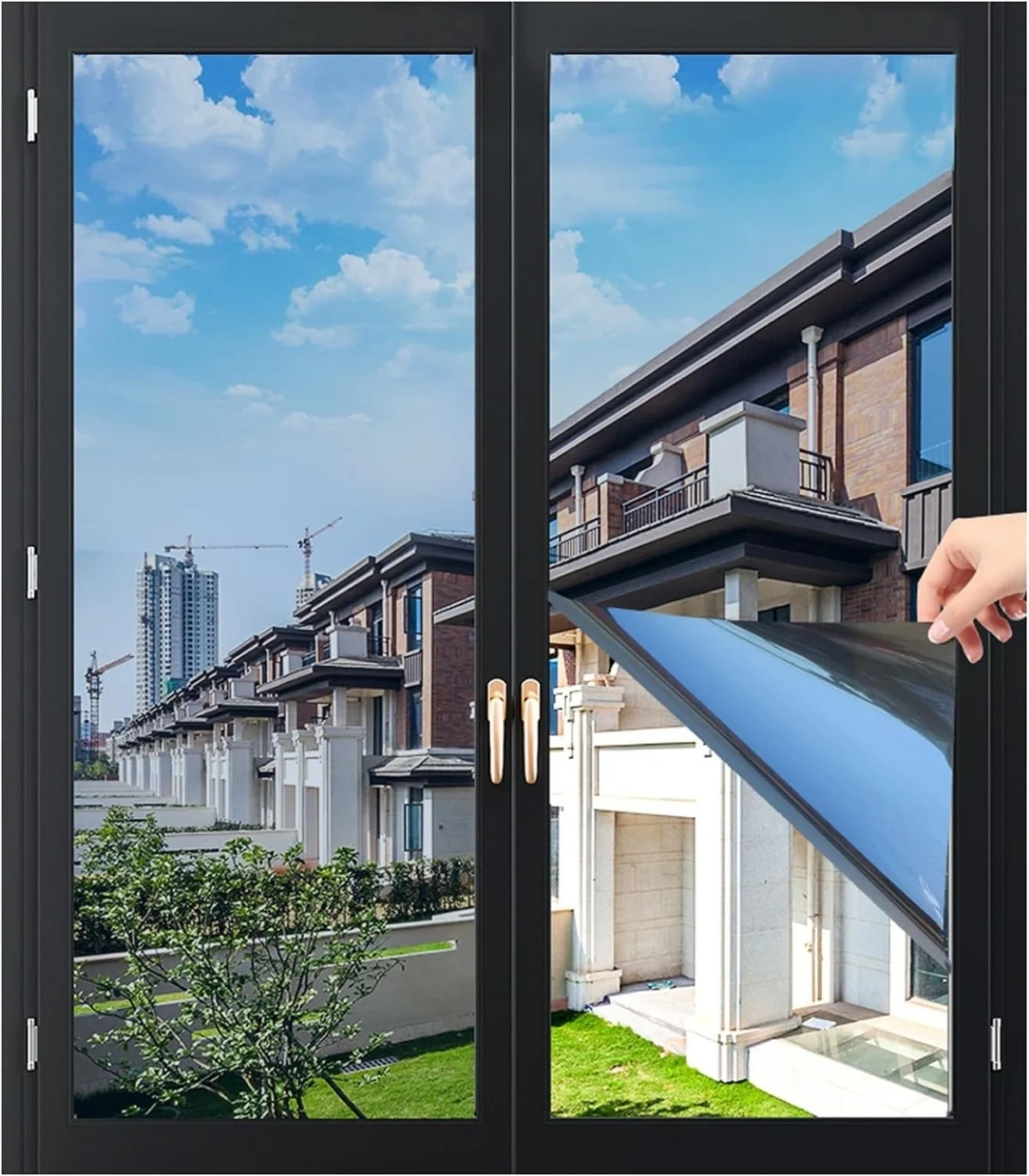 Αντηλιακή Μεμβράνη Κτιρίων & Αυτοκινήτου, Καθρέπτης , Φιλμ Ρολό 4.00x1.00m