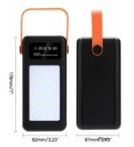 TR-888 Power Bank 80.000mAh με 4 Θύρες USB-A Quick Charge Μαύρο