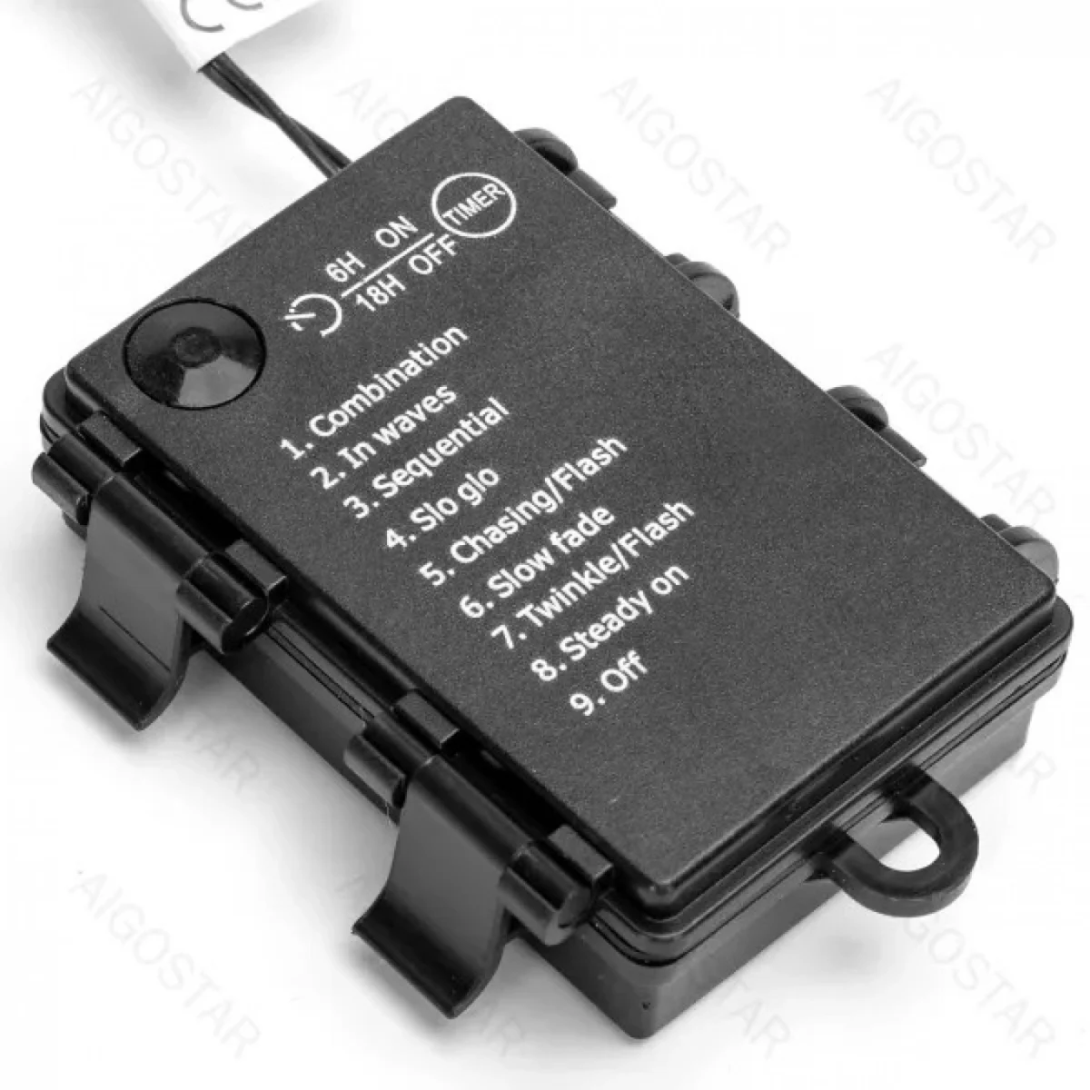 Χριστουγεννιάτικα Λαμπάκια Μπαταρίας με Πράσινο Καλώδιο 15m με Πολύχρωμο Φωτισμό και 8 Προγράμματα Λειτουργίας 29774