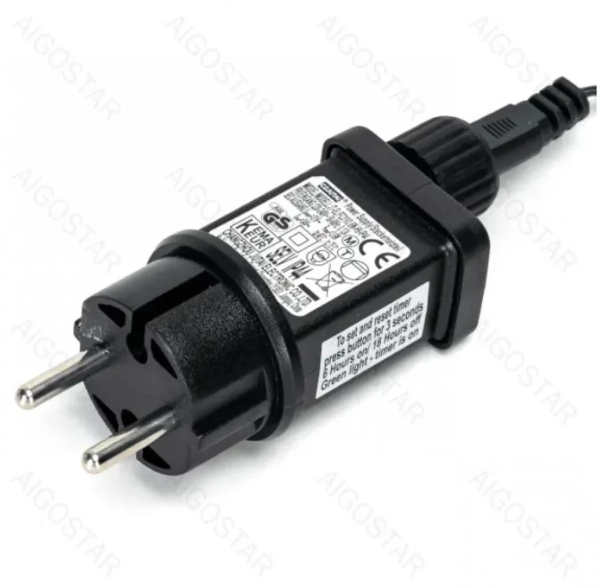 Χριστουγεννιάτικα Λαμπάκια Ρεύματος με Πράσινο Καλώδιο 10m με Θερμό Φωτισμό και 8 Προγράμματα Λειτουργίας 29941