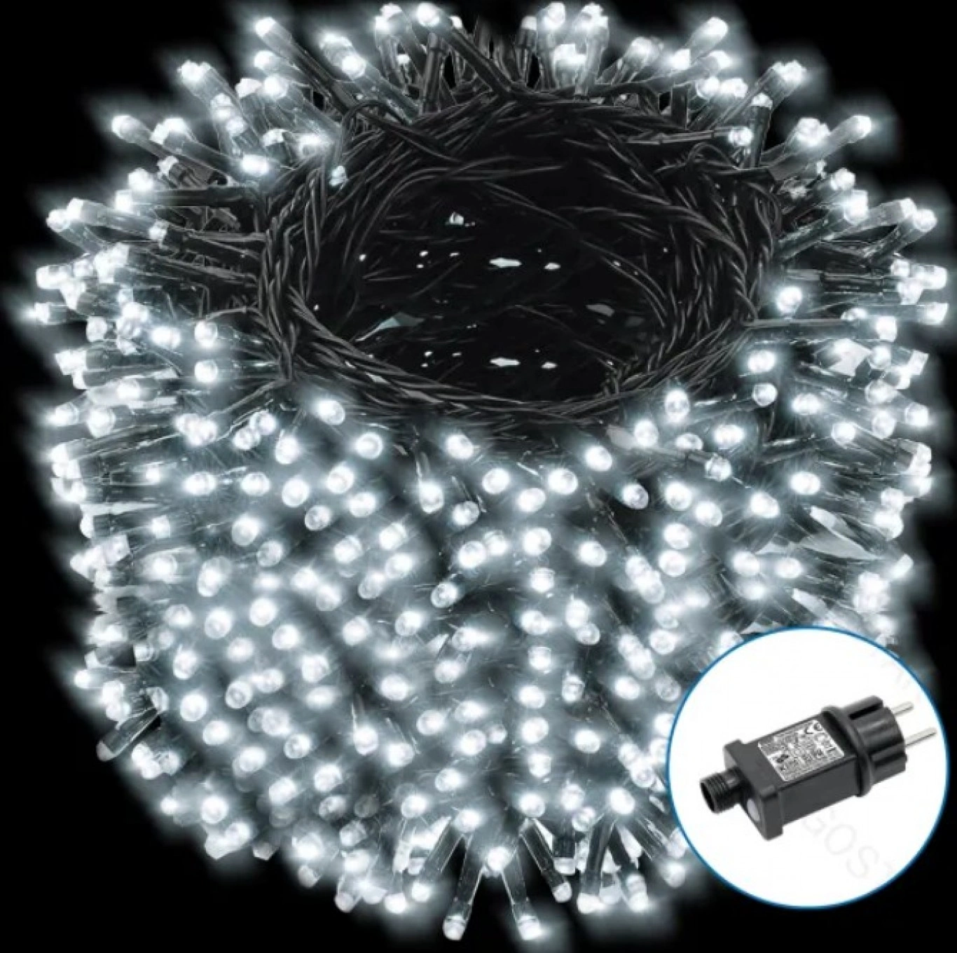 Χριστουγεννιάτικα Λαμπάκια Ρεύματοςς με Πράσινο Καλώδιο 20m με Λευκό Ψυχρό Φωτισμό και 8 Προγράμματα Λειτουργίας 29949 Χριστουγεννιάτικα Λαμπάκια Ρεύματοςς με Πράσινο Καλώδιο 20m με Λευκό Ψυχρό Φωτισμό και 8 Προγράμματα Λειτουργίας 29949