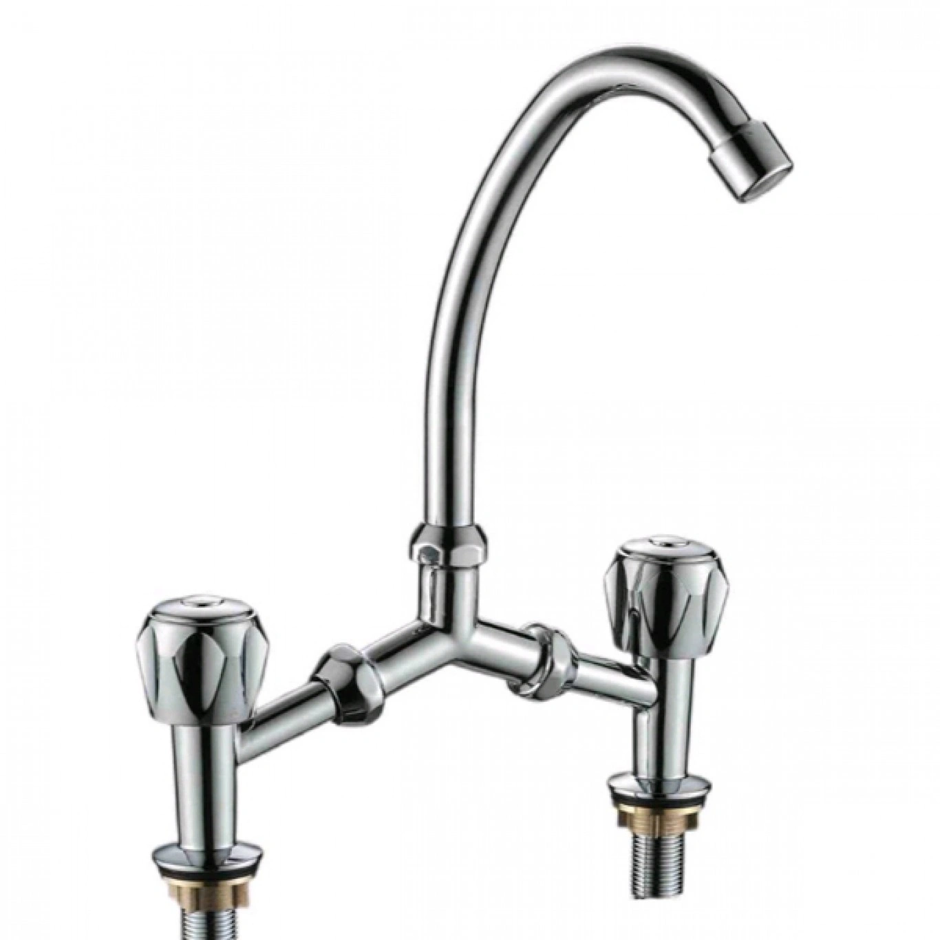 Mπαταρία Γέφυρα Νεροχύτη - Νιπτήρος 2 οπών - FAUCET SINK BRIDGE 23348 Mπαταρία Γέφυρα Νεροχύτη - Νιπτήρος 2 οπών - FAUCET SINK BRIDGE 23348