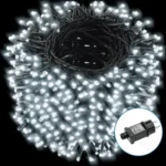 Χριστουγεννιάτικα Λαμπάκια Ρεύματοςς με Πράσινο Καλώδιο 15m με Λευκό Ψυχρό Φωτισμό και 8 Προγράμματα Λειτουργίας 29948