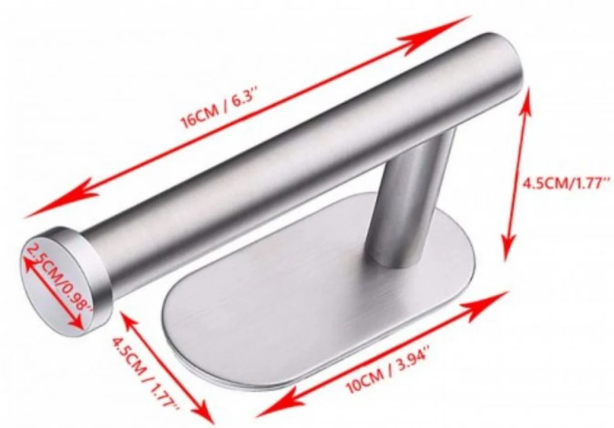 Μεταλλική Βάση Τουαλέτας για Χαρτί Υγείας 26453