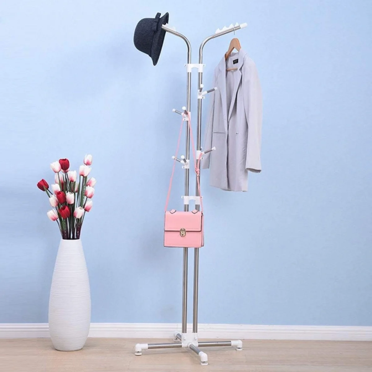 Μεταλλικός Καλόγερος με 4 Πόδια 120-178cm