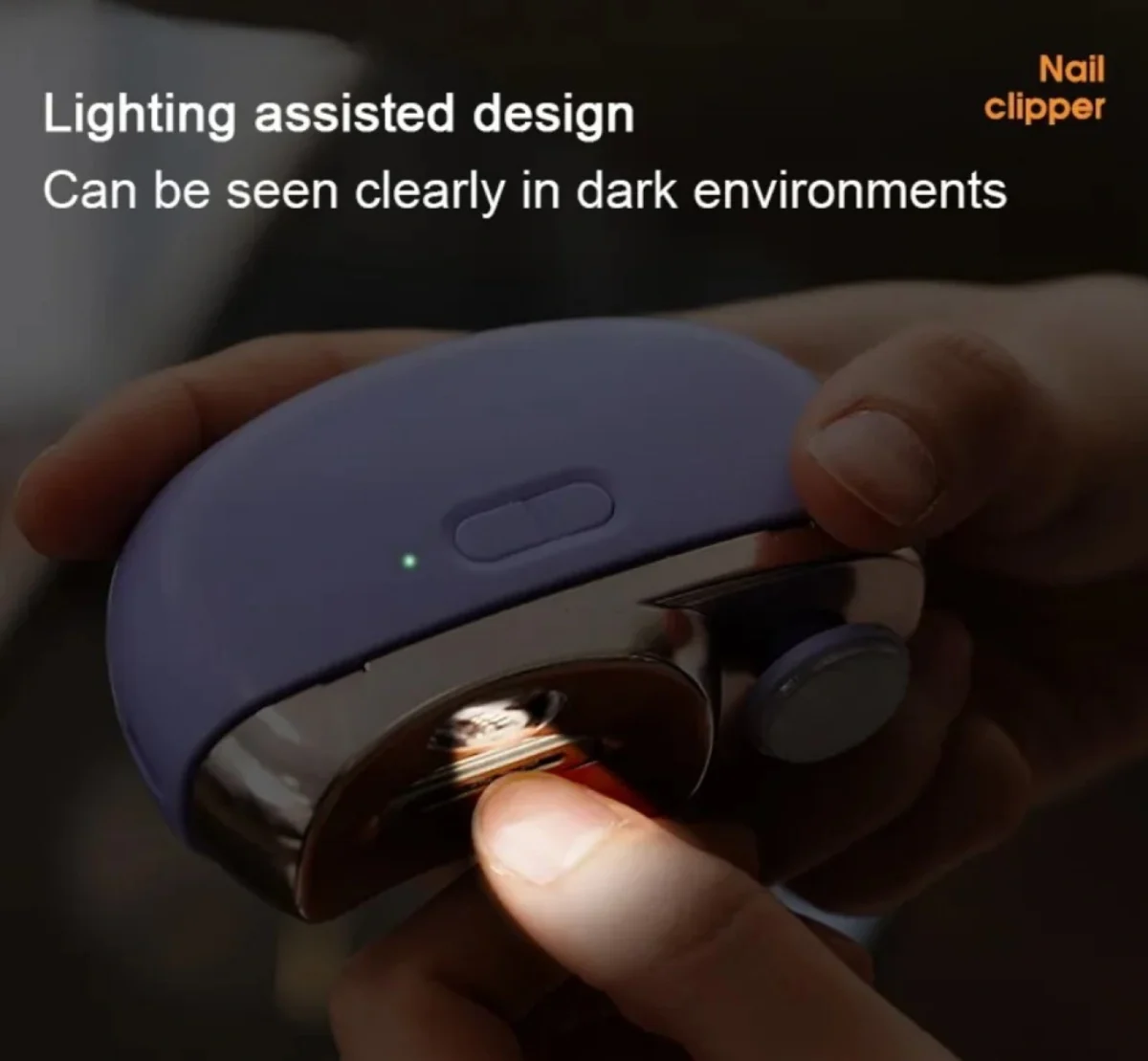 Φορητός Αυτόματος Νυχοκόπτης & Τροχός Μανικιούρ – Λευκό