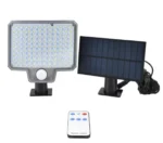 Ηλιακό Φωτιστικό Τοίχου με Αισθητήρα Κίνησης & Φωτοκύτταρο 1W 102 LED LF-1728A