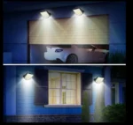 Ηλιακό Φωτιστικό Τοίχου με Αισθητήρα Κίνησης & Φωτοκύτταρο 1W 102 LED LF-1728A