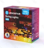 Χριστουγεννιάτικα Λαμπάκια Ρεύματος με Πράσινο Καλώδιο 50m με Πολύχρωμο Φωτισμό και 8 Προγράμματα Λειτουργίας 29957