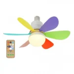 Φωτιστικό-Λάμπα Οροφής E27/220V 40W LED Dimmable με Ανεμιστήρα και Tηλεχειριστήριο