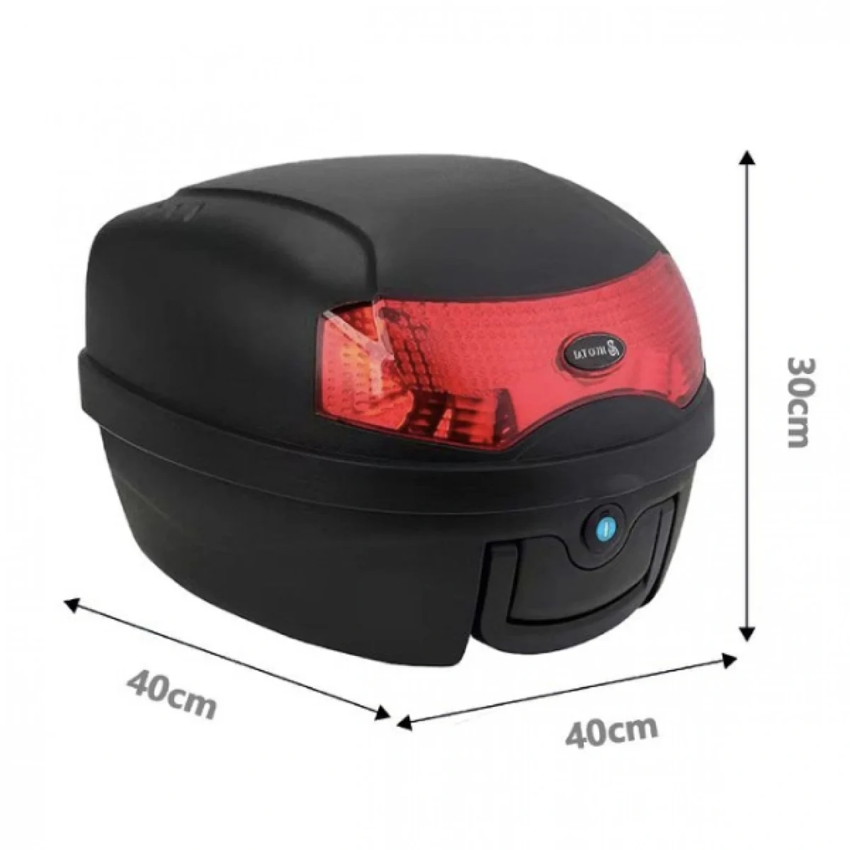 Μπαγκαζιέρα Μοτοσυκλέτας 50Lt με Ανακλαστικές Επιφάνειες